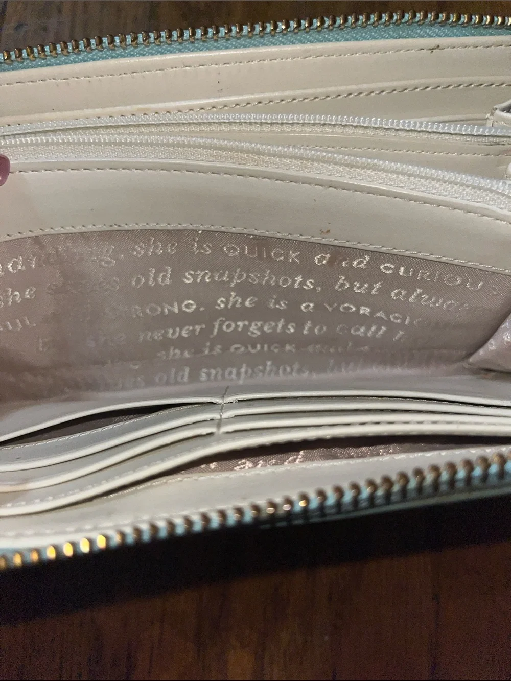 Kate Spade Cabana Tile Full Zip Wallet